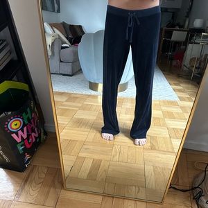 Juicy couture navy velour sweatpants size M
